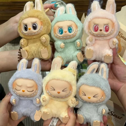 Labubu V2 Sitting Party Blind Box Cartoon Cute Anime Action Model Desktop Decoration Gifts