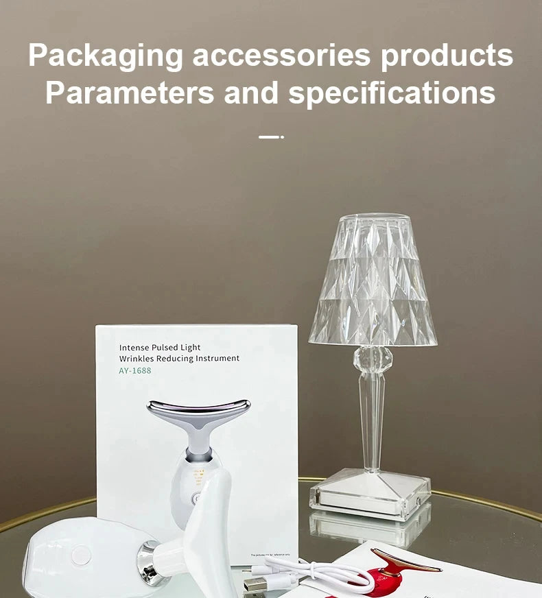 7-in-1 Skin Rejuvenation Instrument All Round Lifting And Tightening Anti Aging Artifact To Neck Wrinkles Facial Massager Beauty