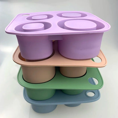 ST Accessories Summer Ice Mould Cube Trays Ice Making Beverage Cup Maker Circle Ice Shape Silicone Molds For Stanley Cup 20/30/4