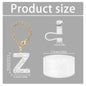 3Pcs Accessories Set for Stanley Cup, Including Diamond Straw Topper/Sparkly Silicone Boot Set（White）