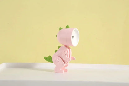 Mini Dinosaur Night Light Battery Magnetic Folding Nights Lamp Bedroom Bedside Table Ornaments Children's Toys LED Night Lights