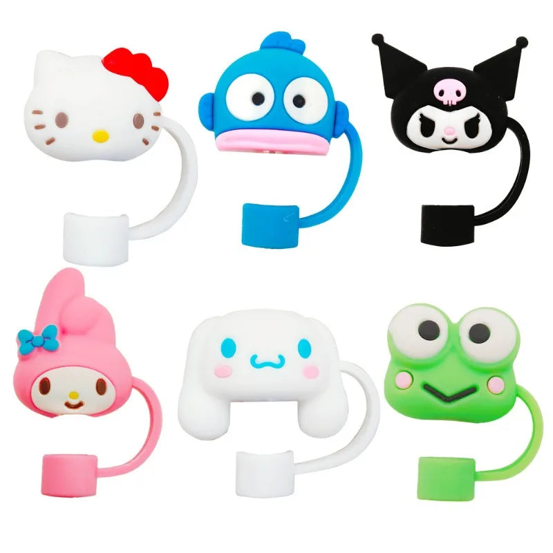 Sanrio Series Straw Cover for Stanley Cups Cartoon Straw Protector Cover Compatible with Stanley 30&40oz Straw Topper Caps