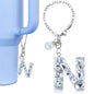 1 PCS Letter Charm Accessories for Stanley Cup Purple Cute Initial Keychain Handle Charm for Stanley Tumbler Girls Water Bottle