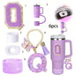 6pcs Silicone Stanley Cup Accessory Set suitable for Stanley Cup 40oz glass with handle