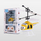 Rechageable Induction Remote Control Dual-mode Helicopter Drop and Collision Resistant RC Aircraft Children's Toys