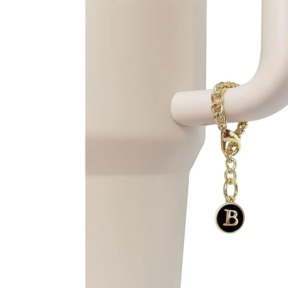 3pcs Letter Charm Accessories for Stanley Cup Initial Name ID Personalized Handle Charm for Stanley 40 oz Tumbler with Handle