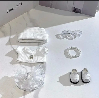 Labubu V1v2 Friend Series Elegant Dress Labubu Birthday Gift Clothing Labubu Pendant Fashionable Couple Outfit High-End Custom