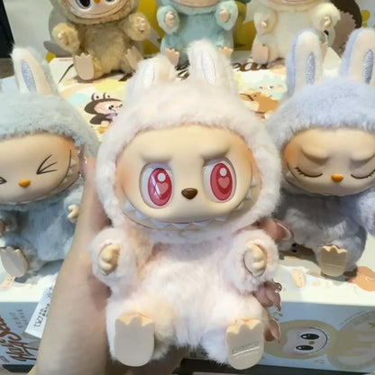 Labubu Have A Seat Series Vinyl Pendant Doll Model Toy In Stock Cute Monster Keychain High Quality