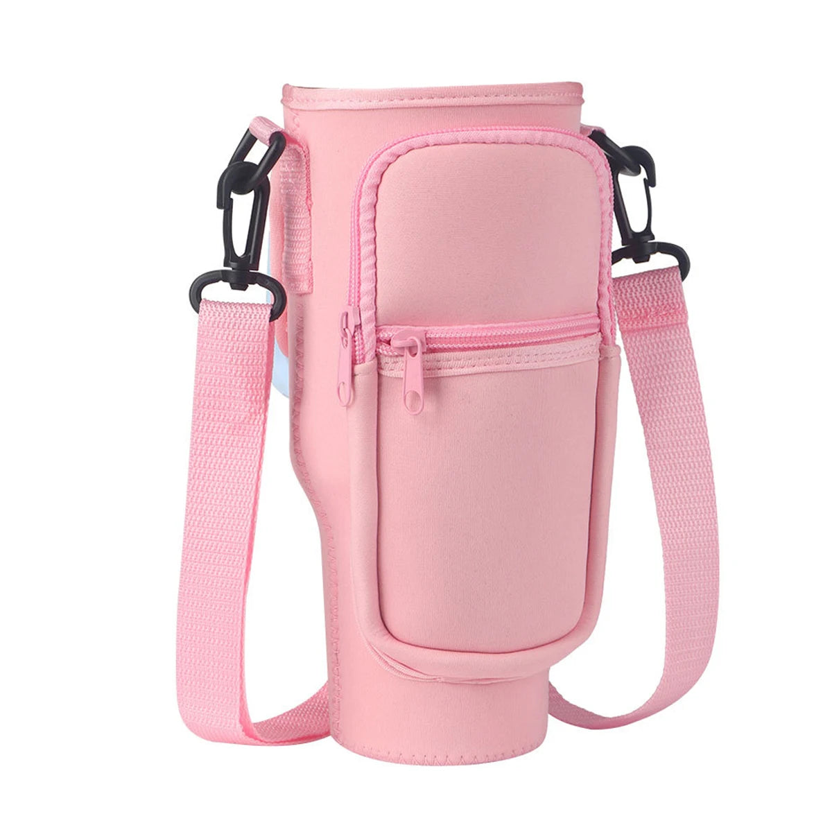 Leeseph Water Bottle Carrier Bag for Stanley 40oz Tumbler with Handle Water Bottle Pouch with Adjustable Shoulder Strap
