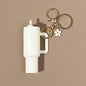 Mini Cup Keychain for Stanley Water Bottle Accessories Lip Balm Cute Tumbler Cup Handle Decoration