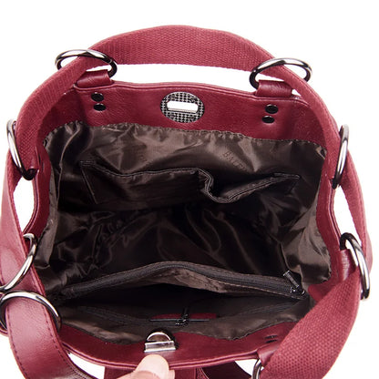 2022 Women Leather Backpacks Multifunction Women Vintage Shoulder Bag Ladies Rucksack Large Capacity Travel Bag Sac A Dos Preppy