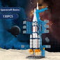 Spacecraft model assembly toys small particle building blocks boys' gifts kindergarten gifts children's toys