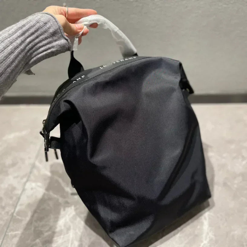 2025 LH Backpack Large Capacity FashionableBackpack for Men and Women  Foldable Two Waterproof  Shoulder Travel Backpacks