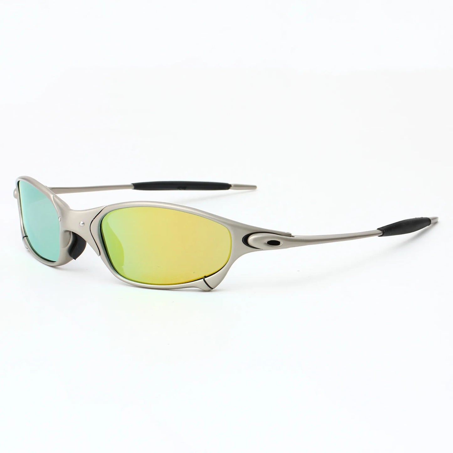 Alloy Frame Polarized Sunglasses Men Women UV400 2024 New Bicycle Cycling Sunglasses Retro Fishing Polarized Eyeglasses Goggles