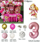 Pink Paw Patrol Dog Chase Skye Marshall Animal Shaped Aluminum Balloon Boys and Girls Birthday Party Decorations Children's Toys