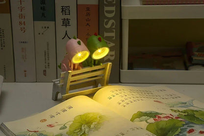 Mini Dinosaur Night Light Battery Magnetic Folding Nights Lamp Bedroom Bedside Table Ornaments Children's Toys LED Night Lights