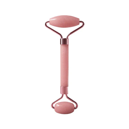 Resin double head roller massager heart-shaped face and eye massage scraping Combination set massage roller