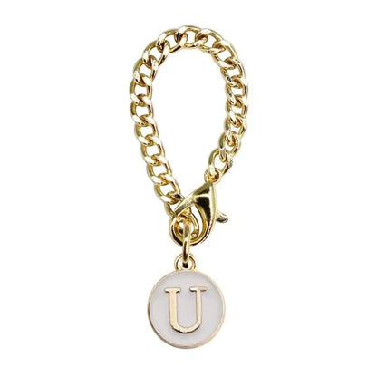 Letter Charm Accessories for Stanley Cup 2PCS Initial Name ID Personalized Handle Charm for Stanley Tumbler