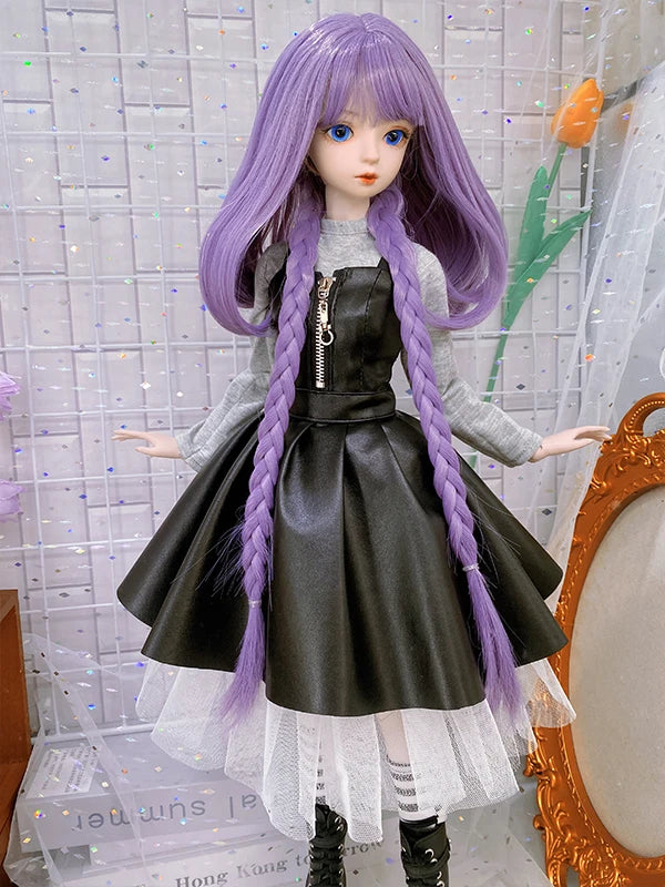 60CM BJD Doll Cute Clothes only clothes Xia Qiao Black 1/3 1/4 1/6 Doll accessories Children's toys