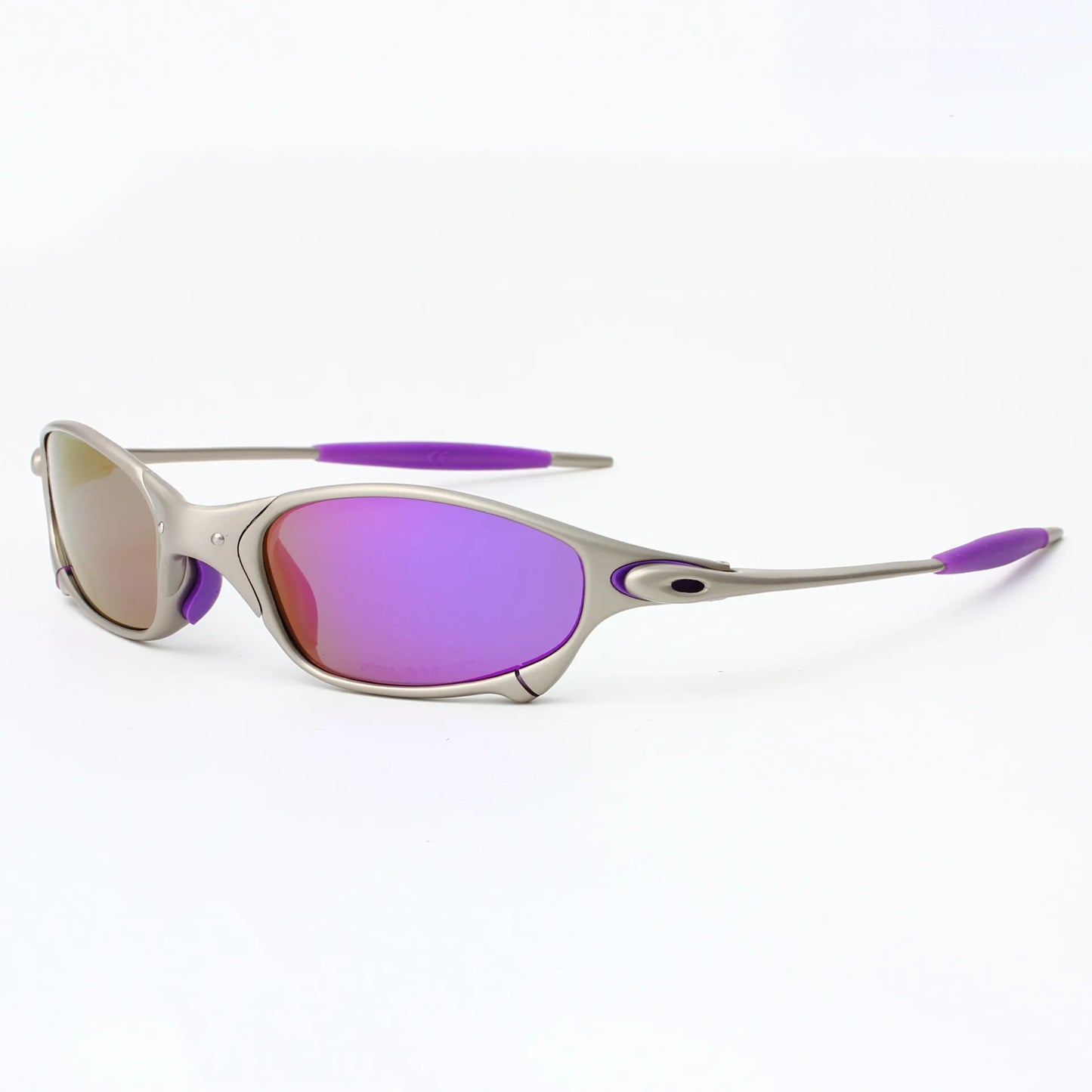 Alloy Frame Polarized Sunglasses Men Women UV400 2024 New Bicycle Cycling Sunglasses Retro Fishing Polarized Eyeglasses Goggles