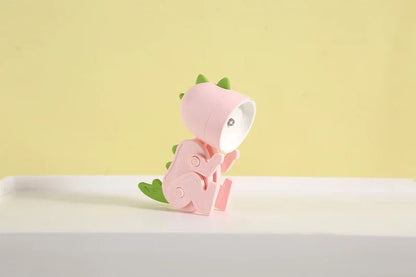 Mini Dinosaur Night Light Battery Magnetic Folding Nights Lamp Bedroom Bedside Table Ornaments Children's Toys LED Night Lights