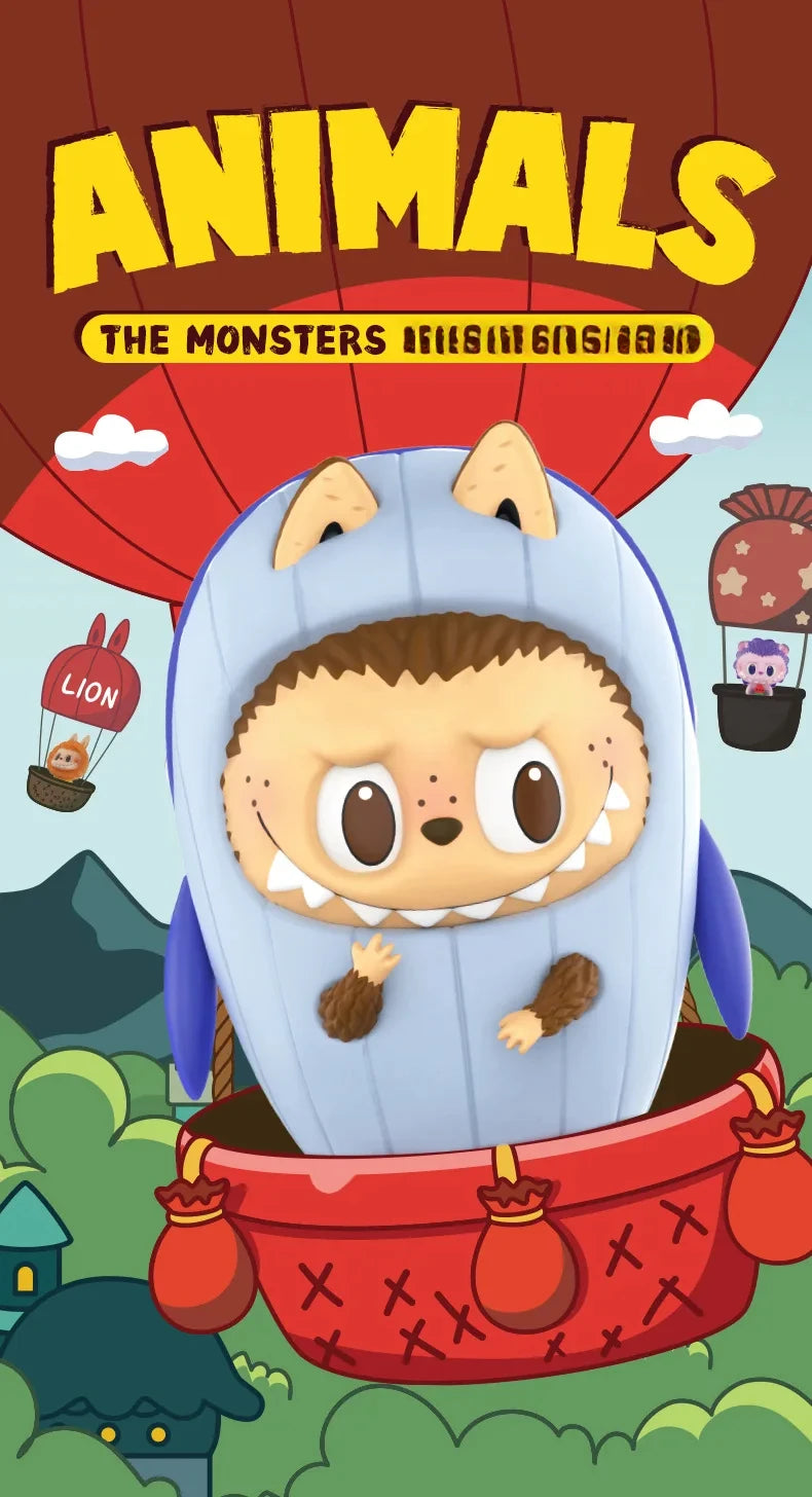 Labubu The Monsters Elf Animal Series Labubu Animal Handheld Toy Limited Edition Blind Box Professional Collection Mystery Box