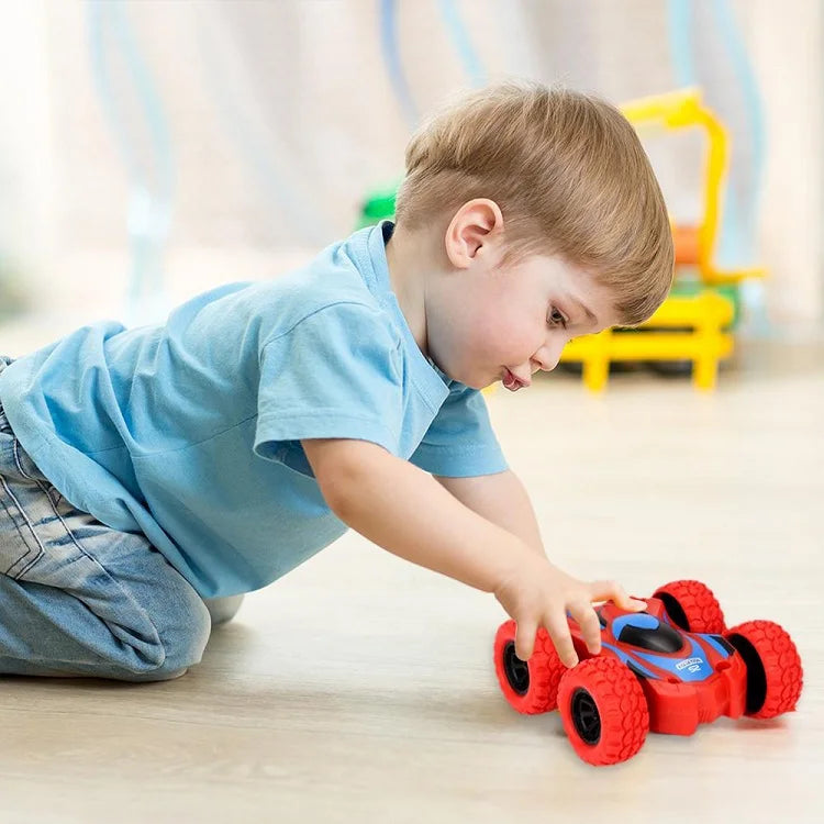 Children's Toys Inertia Double-Sided Stunt Car Toy Car Model Off Road Sliding Tipper