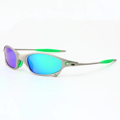 Alloy Frame Polarized Sunglasses Men Women UV400 2024 New Bicycle Cycling Sunglasses Retro Fishing Polarized Eyeglasses Goggles