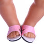 7 CM Doll Shoes Sandal For 43 CM Born Baby Doll Clothes Accessories 18 Inch American Doll Girl‘s Toys Our Generation Gift