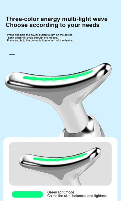 7-in-1 Skin Rejuvenation Instrument All Round Lifting And Tightening Anti Aging Artifact To Neck Wrinkles Facial Massager Beauty