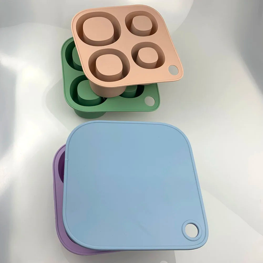 ST Accessories Summer Ice Mould Cube Trays Ice Making Beverage Cup Maker Circle Ice Shape Silicone Molds For Stanley Cup 20/30/4