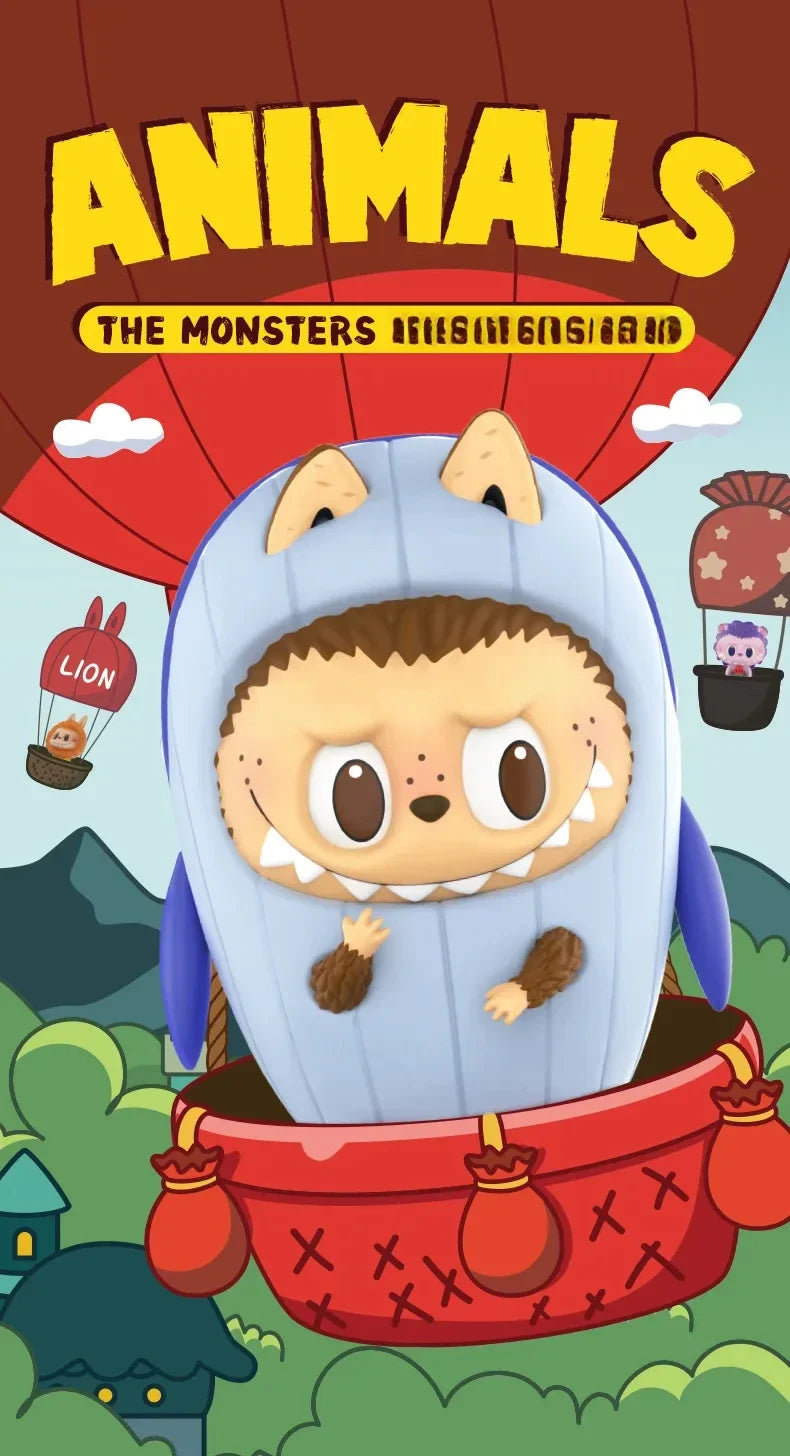 2025 New Hot Labubu The Monsters Elf Animal Series Labubu Animal Handheld Toy Limited Edition Blind Box