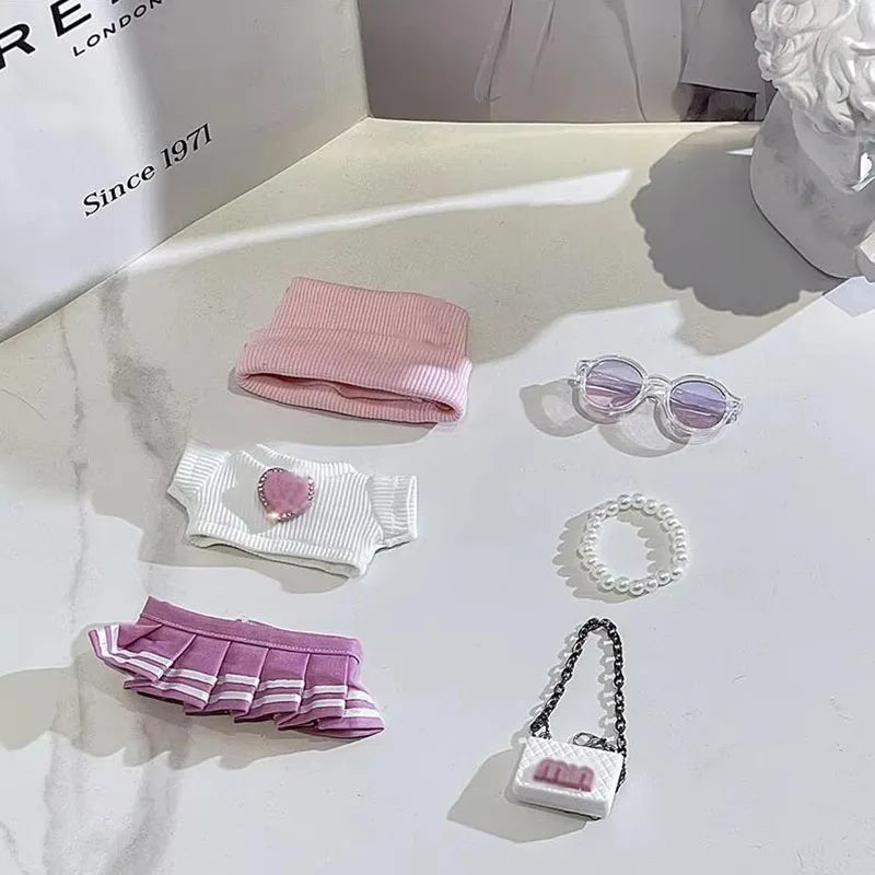 Labubu V1v2 Friend Series Elegant Dress Labubu Birthday Gift Clothing Labubu Pendant Fashionable Couple Outfit High-End Custom