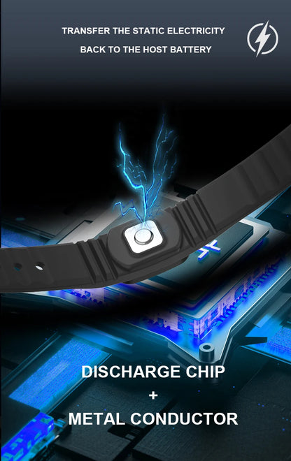 Anti Static Wristband Antistatic Wrist Strap Safe Anti-static Bracelet Electrostatic Remover Ring Electrostatic Release Device