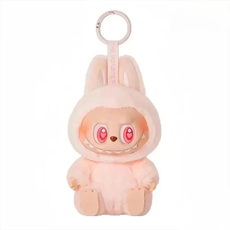 Labubu The Monsters Have A Seat Series Vinyl Doll Pink Green Pendant Action Figurine Model Collectible Festival Gift