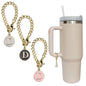 3pcs Letter Charm Accessories for Stanley Cup Initial Name ID Personalized Handle Charm for Stanley 40 oz Tumbler with Handle