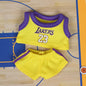 Labuibu Only Selling Clothes 17cm First Second Generation Labubu Basketball Clothes Cute Doll Decoration Handmade Doll Clothes