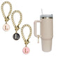 3pcs Letter Charm Accessories for Stanley Cup Initial Name ID Personalized Handle Charm for Stanley 40 oz Tumbler with Handle