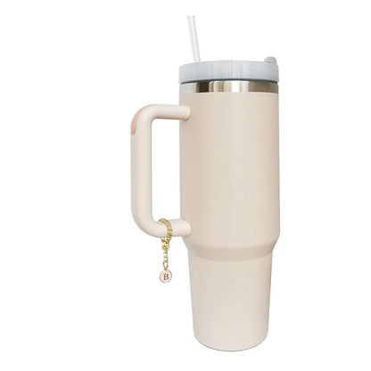 3pcs Letter Charm Accessories for Stanley Cup Initial Name ID Personalized Handle Charm for Stanley 40 oz Tumbler with Handle