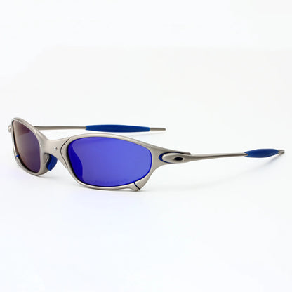 Alloy Frame Polarized Sunglasses Men Women UV400 2024 New Bicycle Cycling Sunglasses Retro Fishing Polarized Eyeglasses Goggles