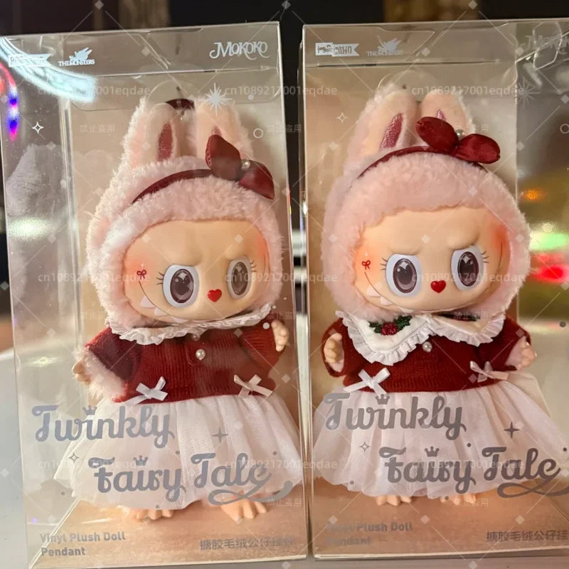 Labubu The Monsters Collection Pendant Series Spring Wild Home Cute Mokoko Pumpkin Purple Labubu Replica Christmas Birthday Gift