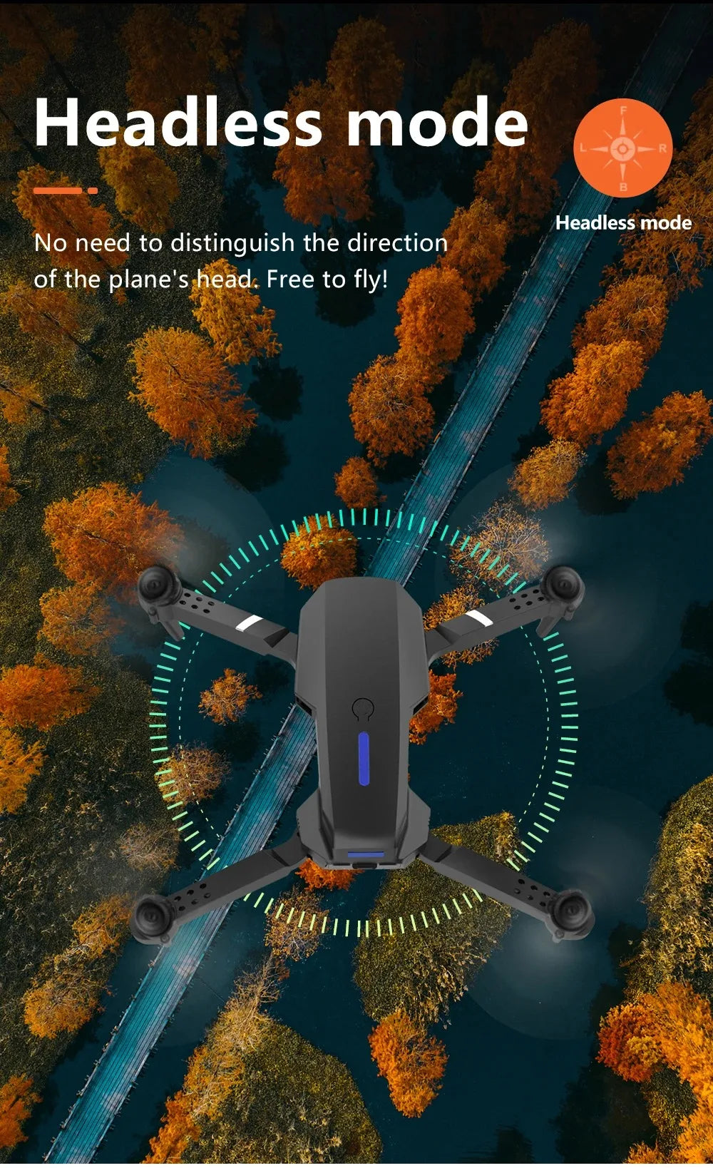 Professional Drone E88 4K Wide-Angle HD 1080P Camera WiFi FPV Height Hold Foldable RC Drone Quadrotor Helicopter Children's Toys