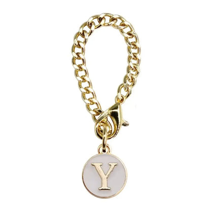 Letter Charm Accessories for Stanley Cup 2PCS Initial Name ID Personalized Handle Charm for Stanley Tumbler