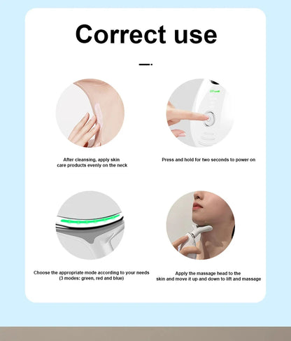 7-in-1 Skin Rejuvenation Instrument All Round Lifting And Tightening Anti Aging Artifact To Neck Wrinkles Facial Massager Beauty