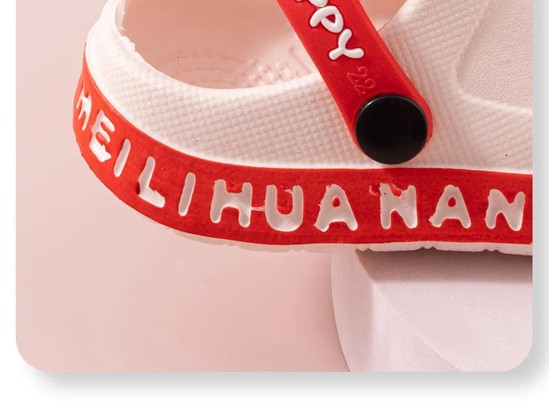 EVA ultra light boys and girls baby and toddler anti slip hole shoes children's sandals astronaut UFO sandals slippers