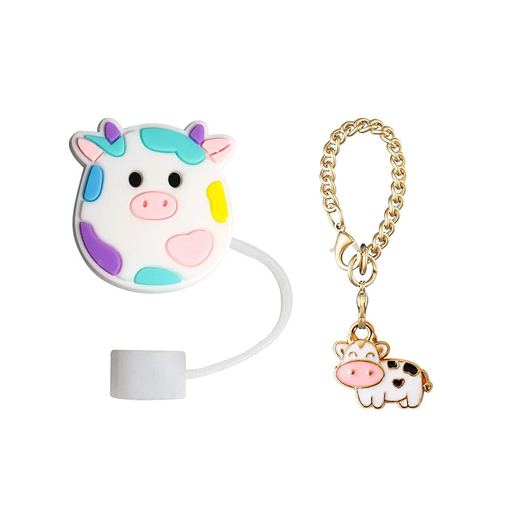 Lid Accessories Charms Hanging Ornament with Straw Tips Protector Replacement Cup Top Decor for Stanley 40oz Cup Accessories