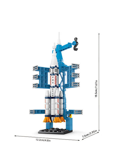 Spacecraft model assembly toys small particle building blocks boys' gifts kindergarten gifts children's toys