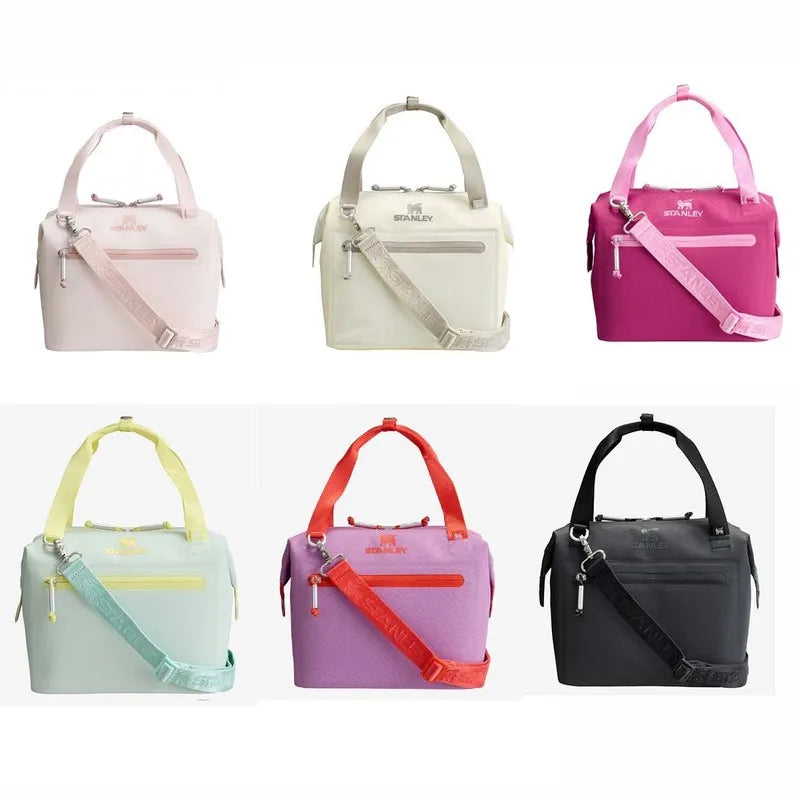 New Stanley Satchel Soft Cold Storage Bag Outdoor Waterproof Portable Travel Picnic Lunch Box Airtight Simple Handbag