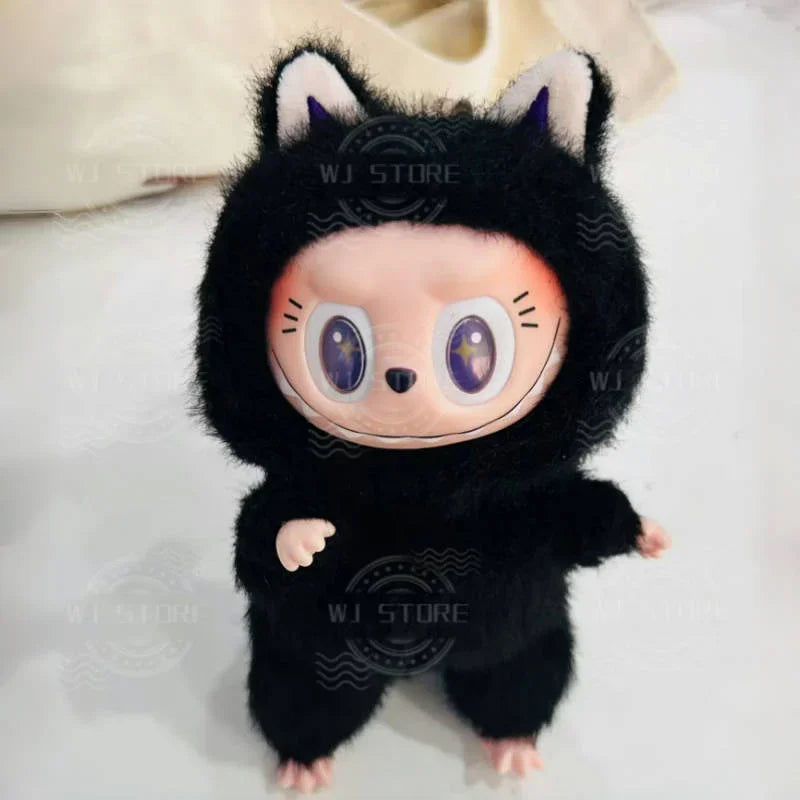 Labubu The Monsters Collection Pendant Series Spring Wild Home Cute Mokoko Pumpkin Purple Labubu Replica Christmas Birthday Gift
