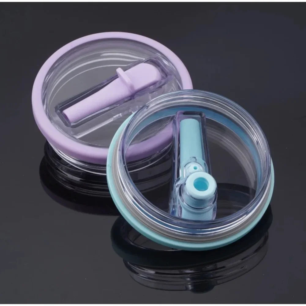 For Stanley Spill-proof Cup Cover 40oz Replaceable Environmental Protection Cup Cover Creative Spiral Straw Cover Cup Accessorie